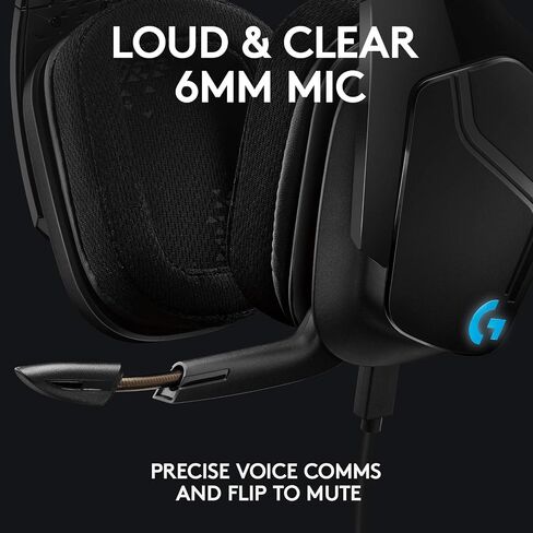 Logitech G635 DTS, X 7.1 Surround Sound LIGHTSYNC RGB PC Gaming Headset in Kuwait