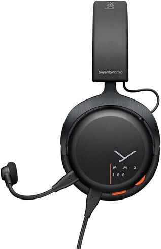 beyerdynamic 729914 MMX 100 Closed Back Analog Gaming Headset for PC, Playstation, Xbox - Black Bundle with Deco Gear Premium Hard Body Headphone Case, Headphone Stand and Microfiber Cleaning Cloth in Saudi Arabia