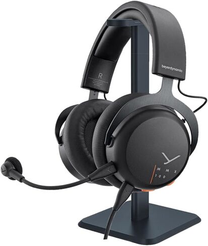 beyerdynamic 729914 MMX 100 Closed Back Analog Gaming Headset for PC, Playstation, Xbox - Black Bundle with Deco Gear Premium Hard Body Headphone Case, Headphone Stand and Microfiber Cleaning Cloth in Saudi Arabia