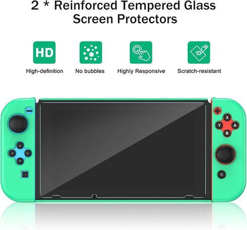 Younik Switch Carrying Case, 16 in 1 Switch Case Accessories Black for Switch Original Model Includes Switch Travel Case Girls, Protective Case Cover, Screen Protector, Switch Game Case and More in Saudi Arabia