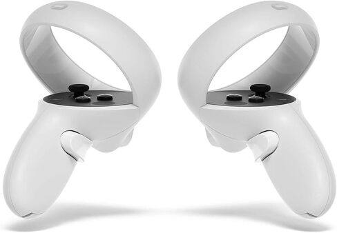 Oculus Quest 2 — فيديو بسعة 256 جيجابايت — سماعة رأس للواقع الافتراضي الكل في واحد متقدمة باللون الأبيض — صوت سينمائي ثلاثي الأبعاد — للترفيه العائلي أثناء الاستمتاع بألعاب الواقع الافتراضي — كابل توصيل USB من النوع C بطول 16 قدمًا in Kuwait