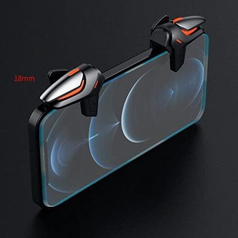 BoxWave Gaming Gear Compatible with LeTV Y1 Pro (Gaming Gear by BoxWave) - Touchscreen QuickTrigger Auto, Trigger Buttons Autofire Gaming Mobile FPS for LeTV Y1 Pro - Jet Black in Saudi Arabia