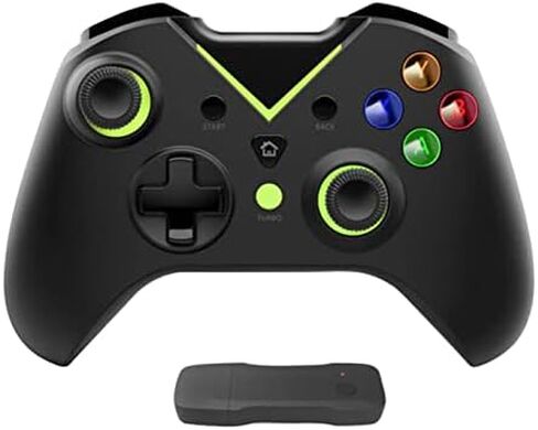 عصا التحكم في ألعاب QUMOX لأجهزة X-box-One X-Series X PS3 مع جهاز استقبال 2.4G in Saudi Arabia