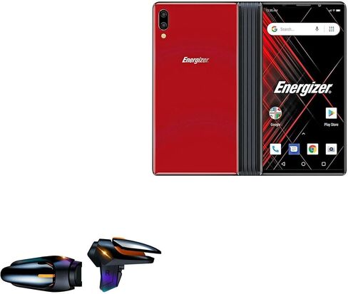 BoxWave Gaming Gear Compatible with Energizer Power Max P8100S (Gaming Gear by BoxWave) - Touchscreen QuickTrigger Auto, Trigger Buttons Autofire Gaming Mobile FPS - Jet Black in Saudi Arabia