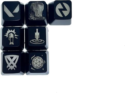 Valorant Custom Keycaps (Agent Astra) - Laser Engraved with Each Valorant Agent's Portrait, Skills, and Position. Fit with Any Mechanical Keyboard. Valorant Gift for Gamers, Adults, and Teens. in Saudi Arabia