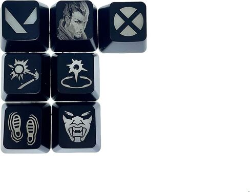 Valorant Custom Keycaps (Agent Astra) - Laser Engraved with Each Valorant Agent's Portrait, Skills, and Position. Fit with Any Mechanical Keyboard. Valorant Gift for Gamers, Adults, and Teens. in Saudi Arabia