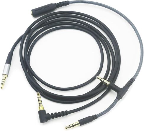 NewFantasia Replacement Audio Cable 3.5mm 5 Pole Male Compatible with SteelSeries Arctis Nova 1, Nova Pro, Nova 7, Nova 7X, Nova 1P, Nova 1X Gaming Headset 2meters/6.6feet in Saudi Arabia
