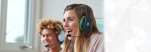 Turtle Beach Recon Chat Headset – PS5, PS4, Xbox, Nintendo Switch, Mobile & PC - Glasses Friendly, High-Sensitivity Mic - Black in Kuwait