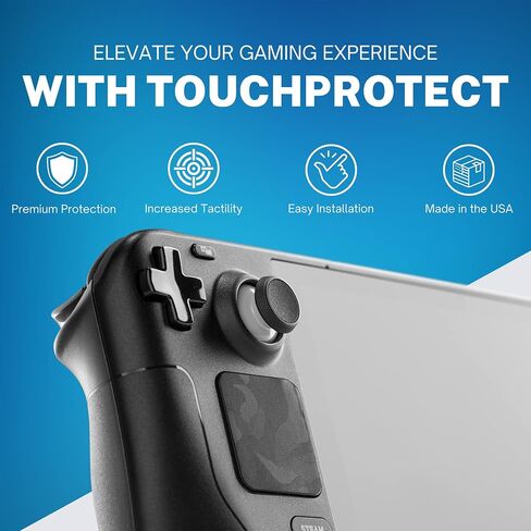 TouchProtect - سطح ملحقات Steam Deck لإضافة قبضة وأناقة وردود فعل عن طريق اللمس وحماية لوحة التتبع Steam Deck. حامي لوحة اللمس، سطح سطح البخار in Saudi Arabia
