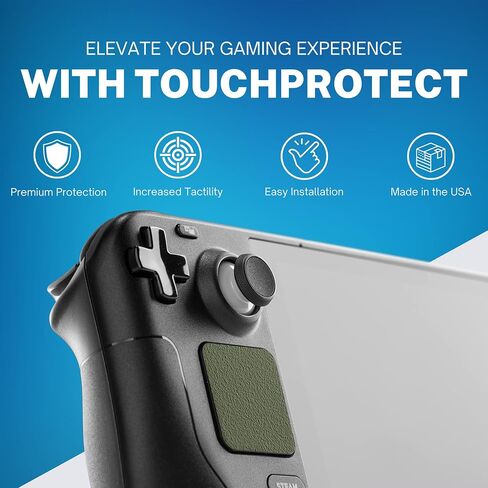 TouchProtect - سطح ملحقات Steam Deck لإضافة قبضة وأناقة وردود فعل عن طريق اللمس وحماية لوحة التتبع Steam Deck. حامي لوحة اللمس، سطح سطح البخار in Saudi Arabia