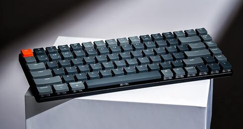 لوحة مفاتيح ميكانيكية سلكية لاسلكية Keychron K3 فائقة النحافة بنسبة 75%، مدمجة 84 مفتاحًا بلوتوث RGB LED بإضاءة خلفية لنظام التشغيل Mac Windows، مفتاح Gateron Brown منخفض المستوى، الإصدار 2 in Saudi Arabia