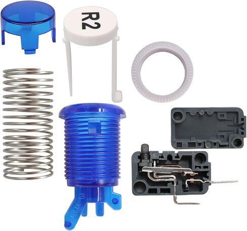 SJ@JX Arcade Button LED DIY Kit Controller Mechanical Microswitch Push Buttons in Saudi Arabia
