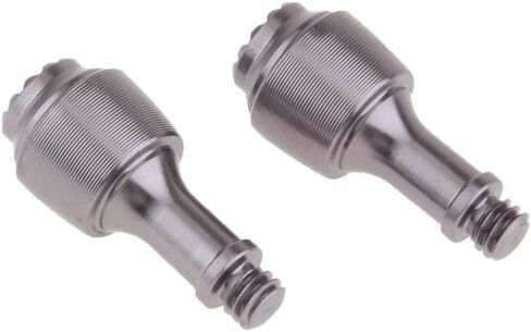 JoiJoy 2 Pcs Drone Remote Controller Alloy Joystick Thumb Rocker Accessory,Silver, in Saudi Arabia