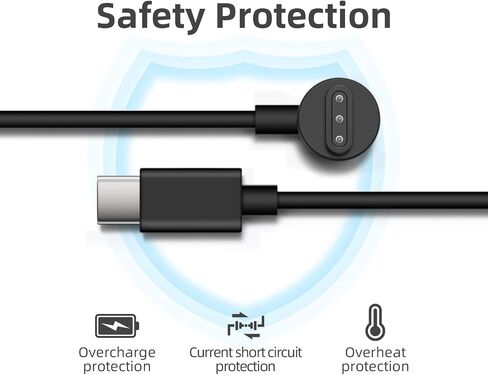 Upgraded Durable Magnetic Charging Cable 3.3ft /1m for Meta Quest Pro Controller, Compatible with Meta Quest Pro Controller with Protective Case in Saudi Arabia