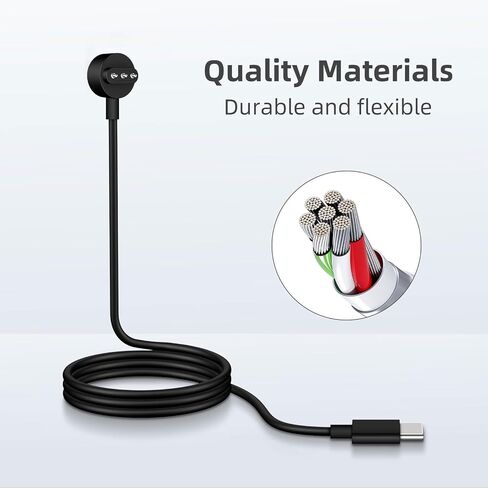 Upgraded Durable Magnetic Charging Cable 3.3ft /1m for Meta Quest Pro Controller, Compatible with Meta Quest Pro Controller with Protective Case in Saudi Arabia