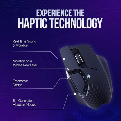 بي بي SM35 هابيتيك ماوس العاب ، خفيف الوزن ومريح USB ، 6 أزرار، قابل للتعديل 12000 نقطة في البوصة (6 خطوات)، غطاء قابل للتبديل للكمبيوتر المحمول نوت بوك ماك بوك (بني غامق وأسود) in Kuwait