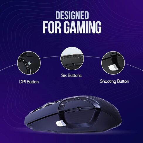 بي بي SM35 هابيتيك ماوس العاب ، خفيف الوزن ومريح USB ، 6 أزرار، قابل للتعديل 12000 نقطة في البوصة (6 خطوات)، غطاء قابل للتبديل للكمبيوتر المحمول نوت بوك ماك بوك (بني غامق وأسود) in Kuwait