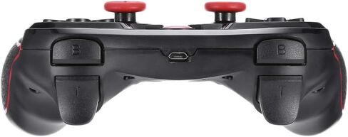 Calvas ACCEWIT X3 updated t3 Gamepad Joystick Wireless Bluetooth 3.0 Android Gamepad Gaming Remote Control for phone PC Tablet TV Box - (Color: Black red) in Kuwait