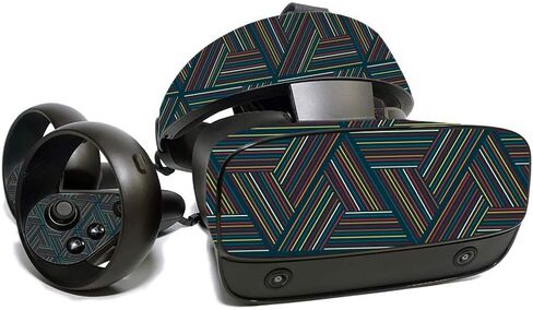 MightySkins Skin for Oculus Rift S - Triangle Stripes | Protective, Durable, and Unique Vinyl Decal wrap Cover | Easy to Apply, Remove, and Change Styles | Made in The USA in Saudi Arabia