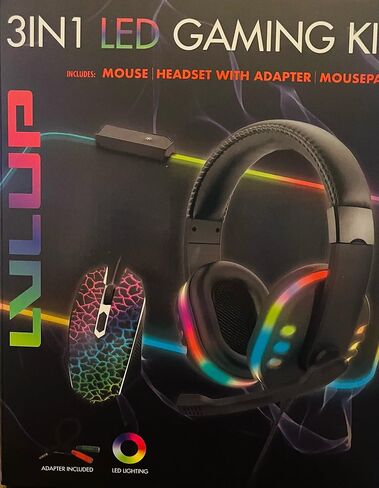Gaming Headphones,Mouse and Mouse pad in Kuwait