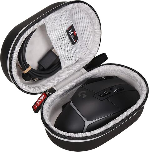 Mchoi Hard Carrying Case Suitable for Logitech G502 X Plus Lightspeed Wireless RGB Gaming Mouse / G502 Hero High Performance Gaming Mouse, Shockproof Gaming Mouse Travel Protective Case, Case Only in Saudi Arabia