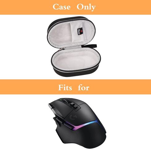 Mchoi Hard Carrying Case Suitable for Logitech G502 X Plus Lightspeed Wireless RGB Gaming Mouse / G502 Hero High Performance Gaming Mouse, Shockproof Gaming Mouse Travel Protective Case, Case Only in Saudi Arabia