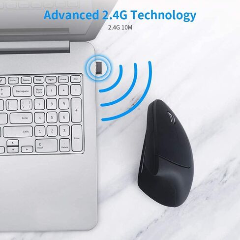 Wired Ergonomic Mouse, Optical Vertical Mouse with 3 Adjustable 800/1200/1600, 6 Buttons USB Computer Mouse in Saudi Arabia