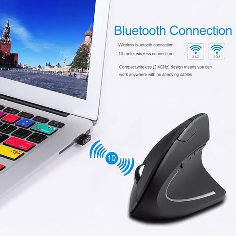 Wired Ergonomic Mouse, Optical Vertical Mouse with 3 Adjustable 800/1200/1600, 6 Buttons USB Computer Mouse in Saudi Arabia