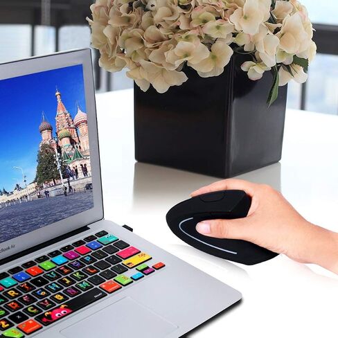 Wired Ergonomic Mouse, Optical Vertical Mouse with 3 Adjustable 800/1200/1600, 6 Buttons USB Computer Mouse in Saudi Arabia