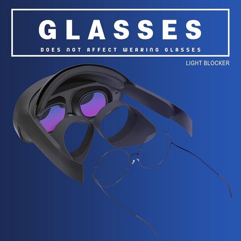 Controller Grips Cover + Light Blocker + (Front/Rear) Silicone Cushion Pad Protector Cover Compatible for Meta Quest Pro, Lens Hood, Shading Cover with Meta Quest Pro Accessories Kit. in Kuwait