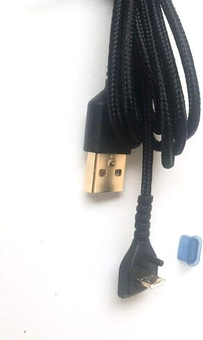 LZYDD 2 Metres Black USB Male-to-Male Gaming Mouse Cable for SteelSeries Rival 700 and 710 Mouse in Kuwait