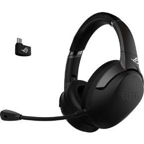ASUS ROG Strix Go 2.4 Wireless Gaming Headset with USB-C 2.4 GHz Adapter | Ai Powered Noise-Cancelling Microphone | Over-ear Headphones for PC, Mac, Nintendo Switch, and PS5/4