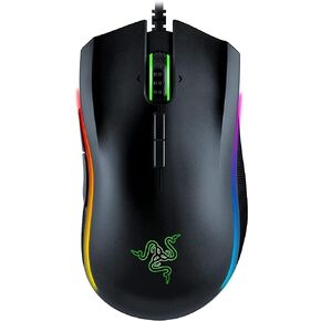 Razer Mamba Elite Wired Gaming Mouse: 16,000 DPI Optical Sensor - Chroma RGB Lighting - 9 Programmable Buttons - Mechanical Switches in Kuwait