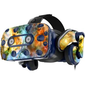 MightySkins Skin Compatible with HTC Vive Pro VR Headset - Space Cloud | Protective, Durable, and Unique Vinyl Decal wrap Cover | Easy to Apply, Remove, and Change Styles | Made in The USA in Saudi Arabia