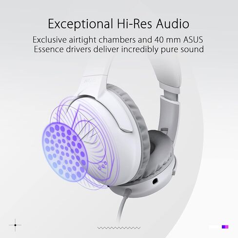 ASUS ROG Strix Go 2.4 Wireless Gaming Headset with USB-C 2.4 GHz Adapter | Ai Powered Noise-Cancelling Microphone | Over-Ear Headphones for PC, Mac, Nintendo Switch, and PS5/4 in Kuwait