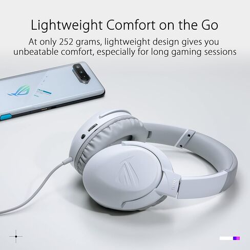 ASUS ROG Strix Go 2.4 Wireless Gaming Headset with USB-C 2.4 GHz Adapter | Ai Powered Noise-Cancelling Microphone | Over-Ear Headphones for PC, Mac, Nintendo Switch, and PS5/4 in Kuwait