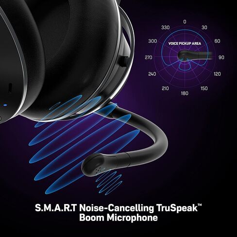 Turtle Beach Stealth Pro Multiplatform Wireless Noise-Cancelling Gaming Headset for PS5, PS4, PC, Mac, Mobile – Swappable Batteries – Black in Kuwait