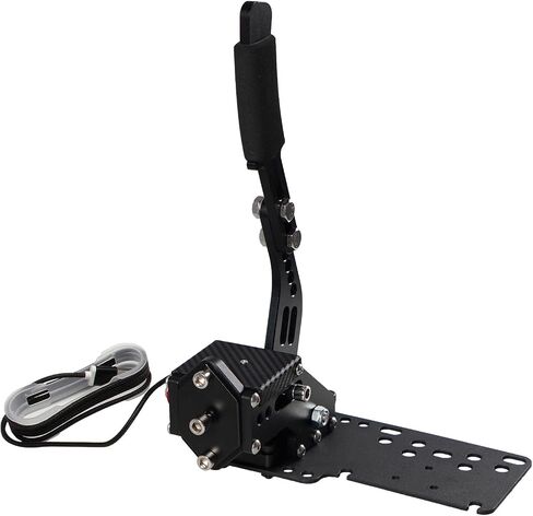 YESHMA 64 Bit USB Handbrake PC Handbrake & Non-contact Plus Hall Sensor متوافق مع G25/27/29/920/923 T500 T300، ملحقات الألعاب الاحترافية تستخدم لألعاب السباقات (مع المشبك واللوحة) in Saudi Arabia