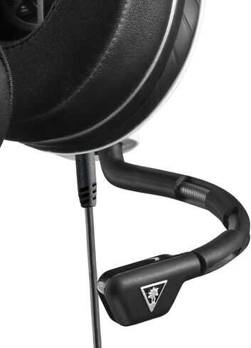 سماعة الألعاب Turtle Beach Elite Pro 2 للكمبيوتر الشخصي والهواتف المحمولة مقاس 3.5 ملم، لأجهزة Xbox Series X| S، وXbox One، وPS5، وPS4، وPlayStation، وNintendo Switch - مكبرات صوت 50 مم، وعصابة رأس معدنية - أبيض in Kuwait