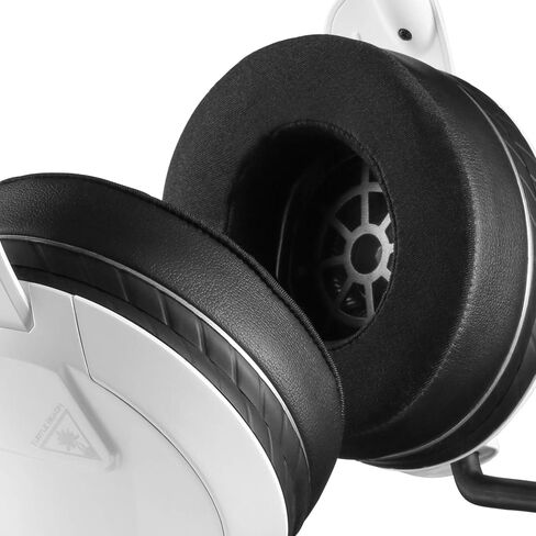 سماعة الألعاب Turtle Beach Elite Pro 2 للكمبيوتر الشخصي والهواتف المحمولة مقاس 3.5 ملم، لأجهزة Xbox Series X| S، وXbox One، وPS5، وPS4، وPlayStation، وNintendo Switch - مكبرات صوت 50 مم، وعصابة رأس معدنية - أبيض in Kuwait