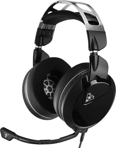 Turtle Beach Elite Pro 2 + SuperAmp Performance Gaming Headset for PS5, PS4, PlayStation, PC, & Mobile Devices with Bluetooth - Surround Sound, 50mm Speakers, Memory Foam Cushions - Black in Saudi Arabia