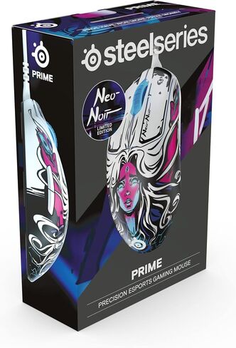 فأرة ألعاب Prime Neo Noir من SteelSeries – مستشعر بصري ترو موف برو 18000 CPI – 5 أزرار قابلة للبرمجة – مفاتيح بصرية مغناطيسية – إضاءة RGB رائعة in Saudi Arabia