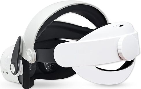 TNE Halo Headband for Oculus Quest 2 Headset Virtual Reality VR | Replacement Accessories for Oculus Quest 2 Elite Head Strap Reduce Head Pressure Enhanced Support (Soft Rear Cushion) in Kuwait
