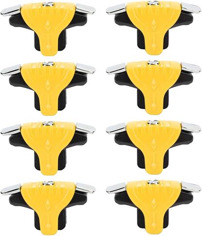 8Pcs PUBG Mobile Game Controller Trigger, Mobile Phone Game Controllers Trigger Sensitive F01 Shooter Controller Joystick Button for PUBG/Rules of Survival/Call of Duty(Yellow) in Saudi Arabia