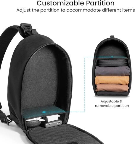 tomtoc Carrying Bag for Meta/Oculus Quest 2/Quest Pro VR Gaming Headset, Touch Controllers Accessories, Lightweight, Portable, Travel Shoulder Sling Backpack with 2 Pouches for Meta/Oculus Quest 2 in Saudi Arabia
