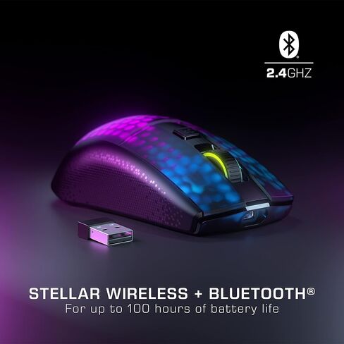 لوحة مفاتيح الألعاب ROCCAT Vulcan TKL Pro Linear Optical Titan Switch للكمبيوتر الشخصي، باللون الأسود وBurst Pro Air خفيفة الوزن متناظرة بصرية لاسلكية RGB للألعاب - أسود in Kuwait