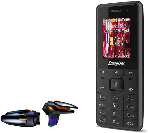 معدات ألعاب BoxWave متوافقة مع Energizer E3 (Gaming Gear by BoxWave) - شاشة تعمل باللمس QuickTrigger Auto، أزرار Trigger Autofire Gaming Mobile FPS لـ Energizer E3 - Jet Black in Saudi Arabia