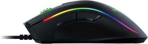 Razer Mamba Elite Wired Gaming Mouse: 16,000 DPI Optical Sensor - Chroma RGB Lighting - 9 Programmable Buttons - Mechanical Switches in Kuwait