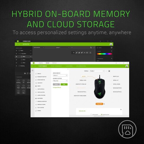 Razer Mamba Elite Wired Gaming Mouse: 16,000 DPI Optical Sensor - Chroma RGB Lighting - 9 Programmable Buttons - Mechanical Switches in Kuwait
