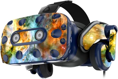 MightySkins Skin Compatible with HTC Vive Pro VR Headset - Space Cloud | Protective, Durable, and Unique Vinyl Decal wrap Cover | Easy to Apply, Remove, and Change Styles | Made in The USA in Saudi Arabia